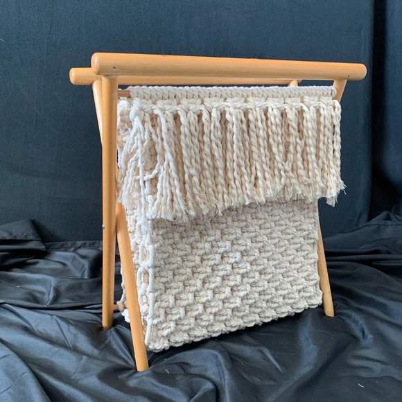 Handmade Other - Macrame knitting/sewing caddy